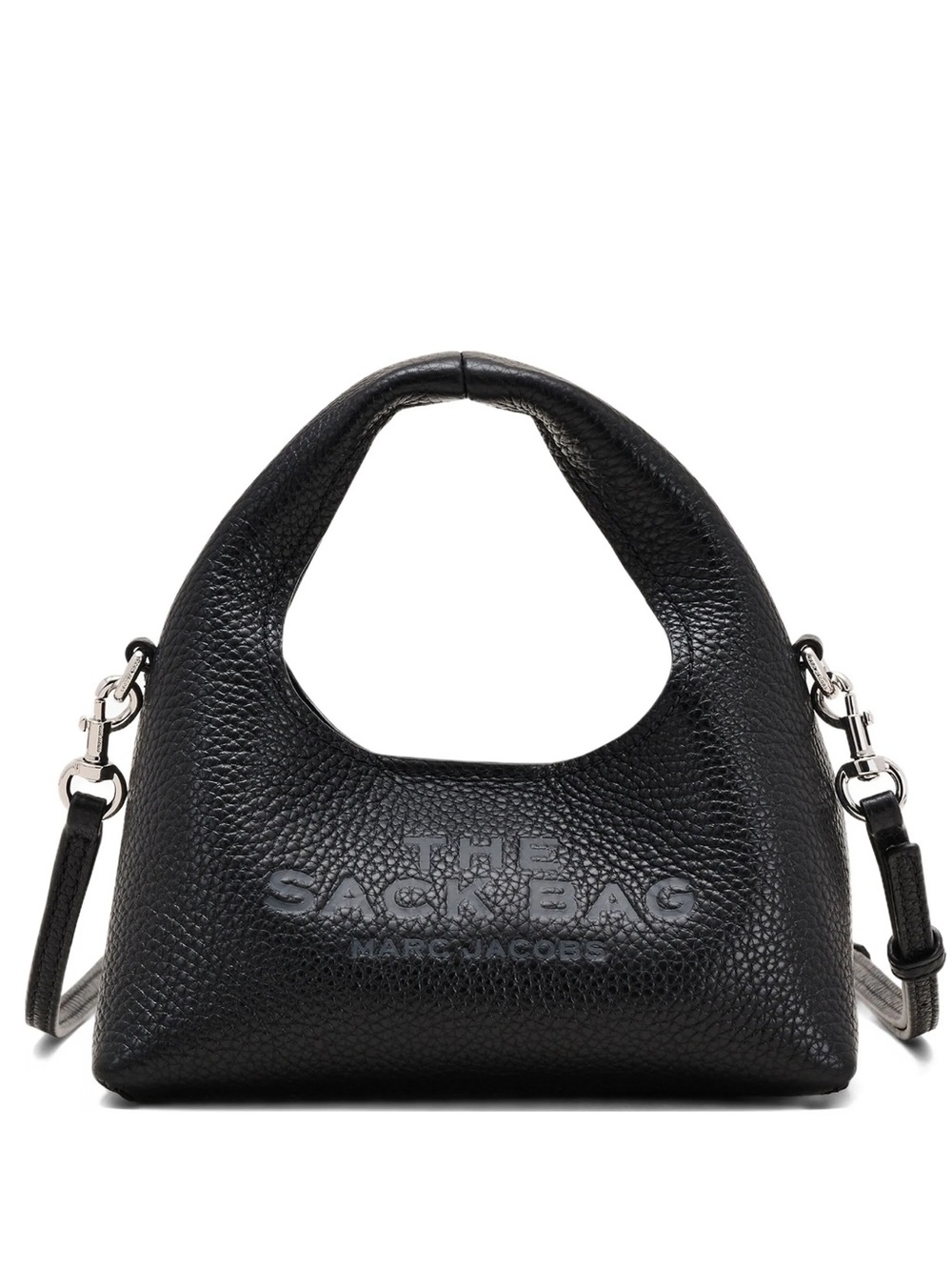 Marc Jacobs Black Pebbled Leather Shoulder Bag